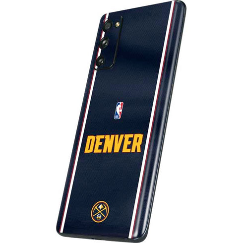 NBA Denver Nuggets Jersey Galaxy S20 Fan Edition Skin